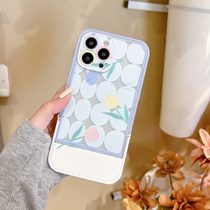 Ốp lưng iphoneỐp Điện Thoại  Kèm Giá Đỡ Tàng Hình Họa Tiết Hoạt Hình Dễ Thương Cho iphone 14 / 13Pro 12 / xs / 6 / 7 / 8PLUSDinuo case