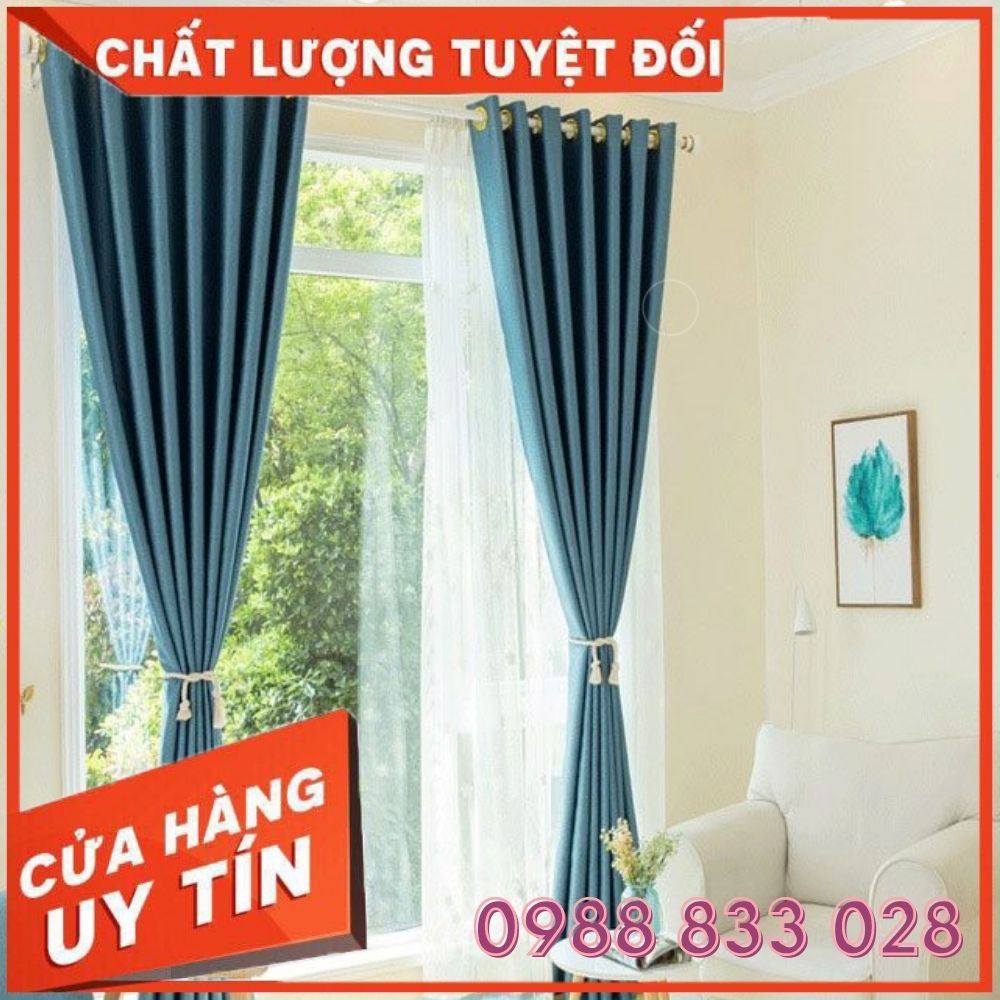 Rèm cửa màu xanh dương, rèm màu xanh dương, rèm cửa sổ màu xanh dương, rèm cửa giá rẻ màu xanh dương