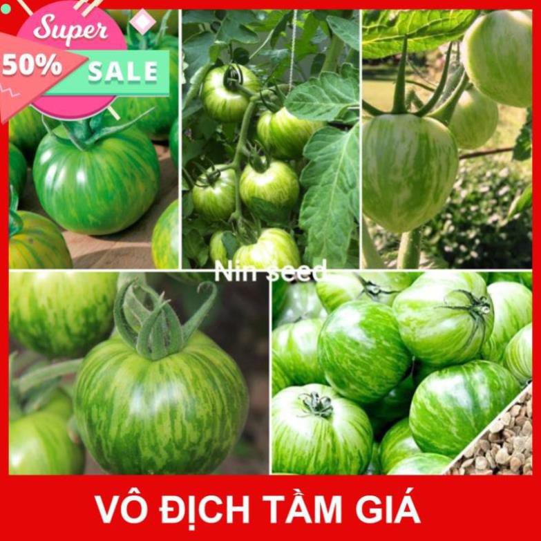 Hạt giống cà chua zeza xanh,Nhập nguyên gói bao bì Đài Loan