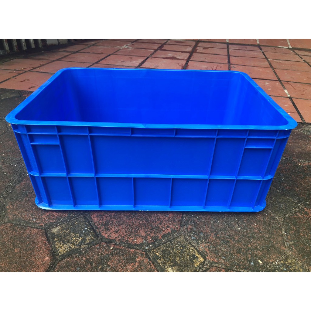 Thùng nhựa đặc HS017 - Kt: 610x420x250 mm