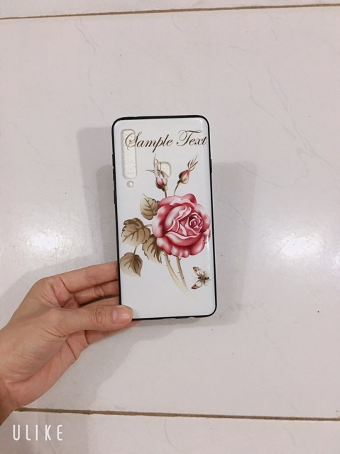 Ốp Hoa hồng sam sung A9 (2018) bóng đẹp