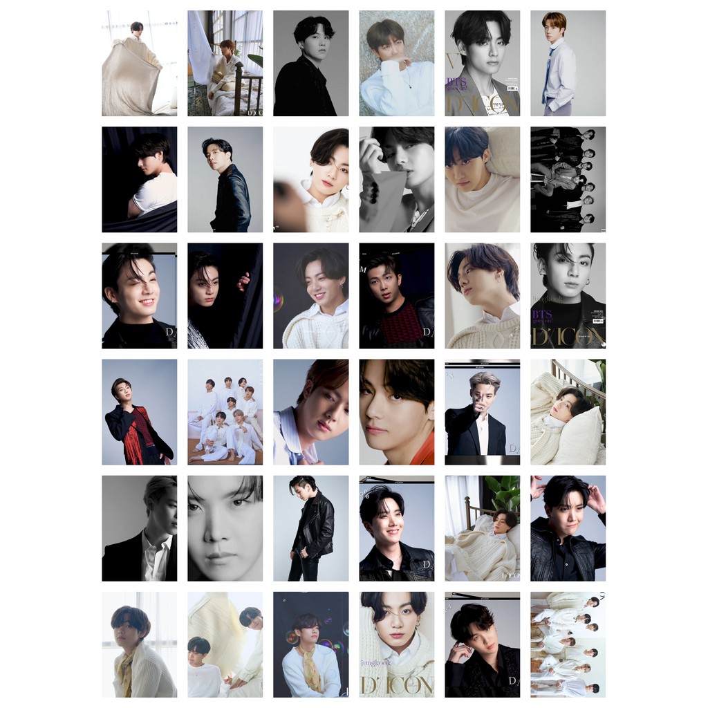 Lomo card 72 ảnh BTS - Dicon