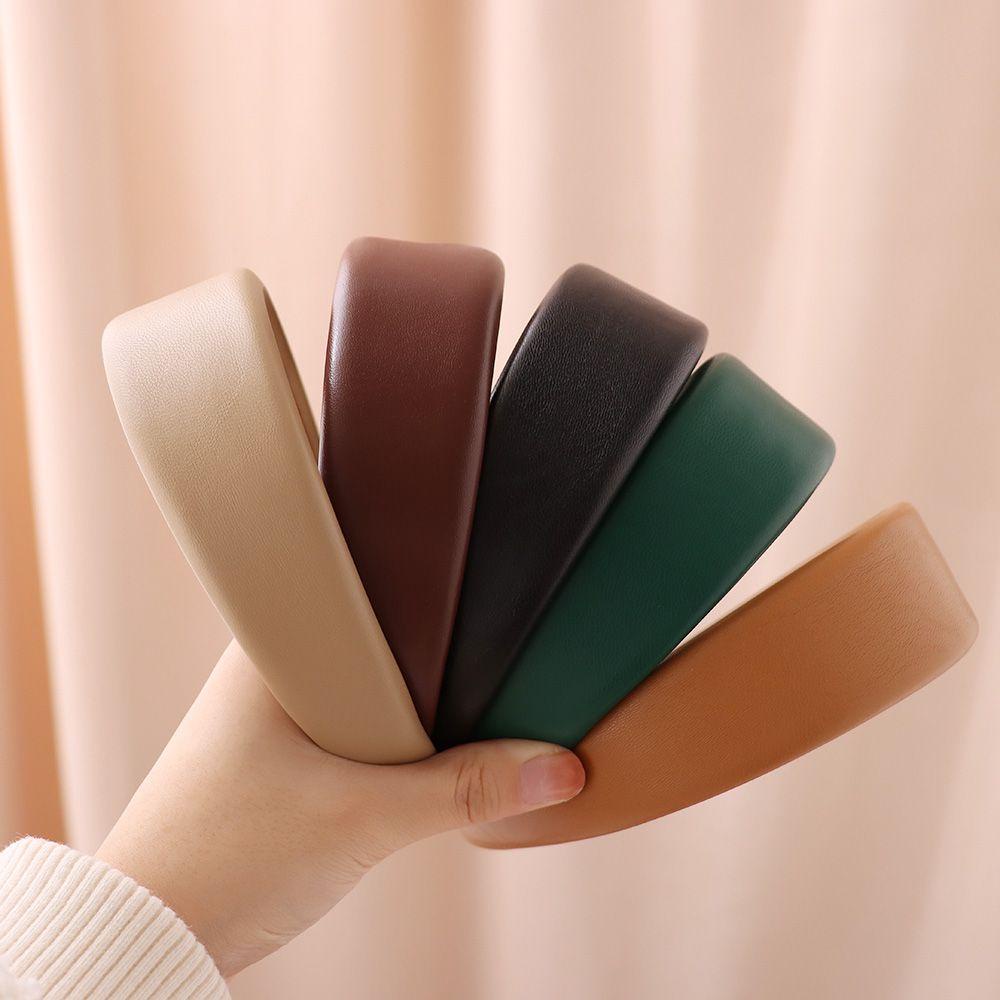 YOLA Băng Đô Cài Tóc Màu Sắc Đơn Giản Phong Cách Retro