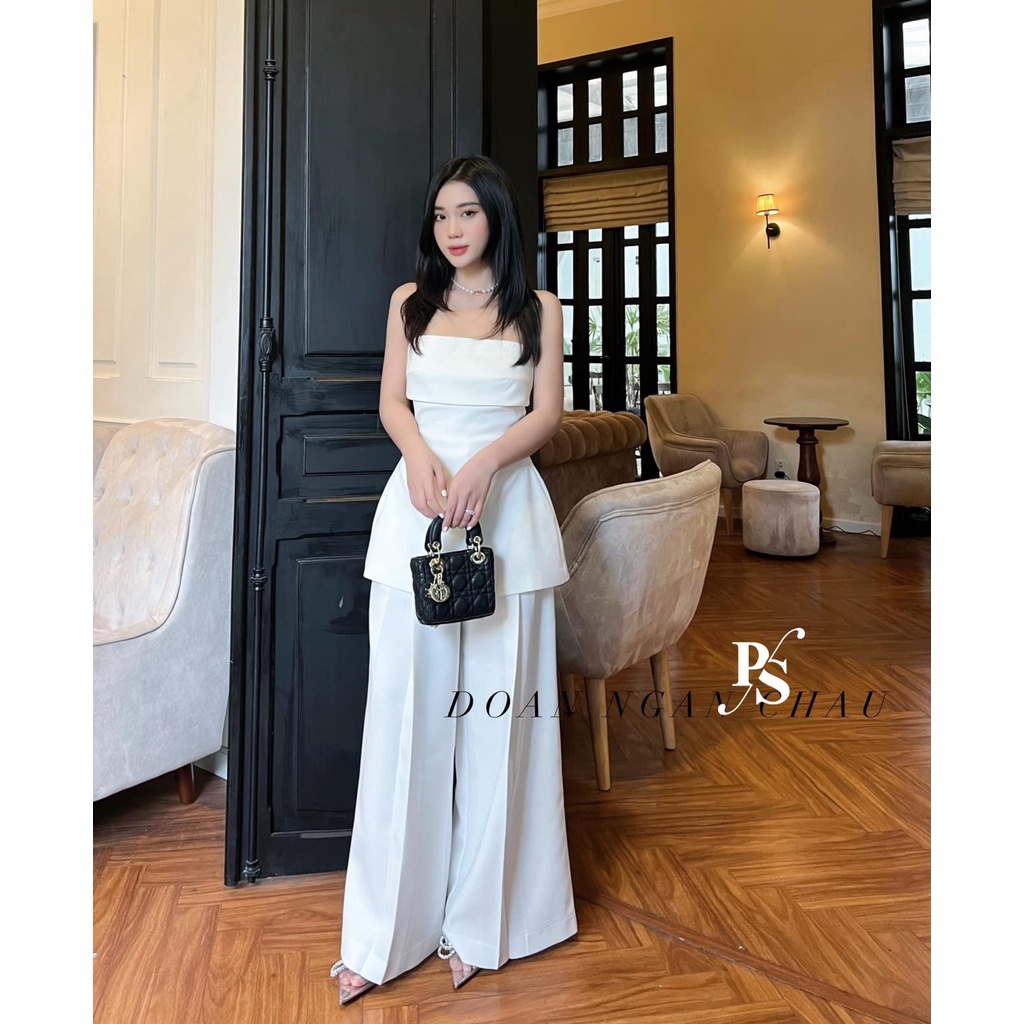 Set quần suông áo quây