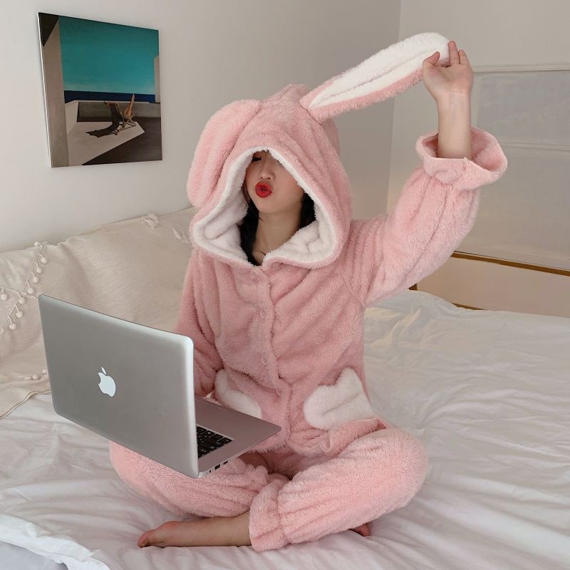 ORDER_ Bộ Bông Thỏ Hồng Dễ Thương Ulzzang_N74 | BigBuy360 - bigbuy360.vn