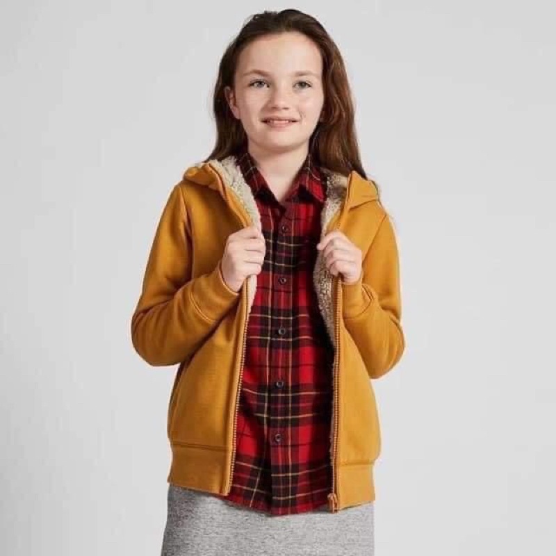 Áo nỉ lót lông kid U.ni.q.lo. Nhật bản