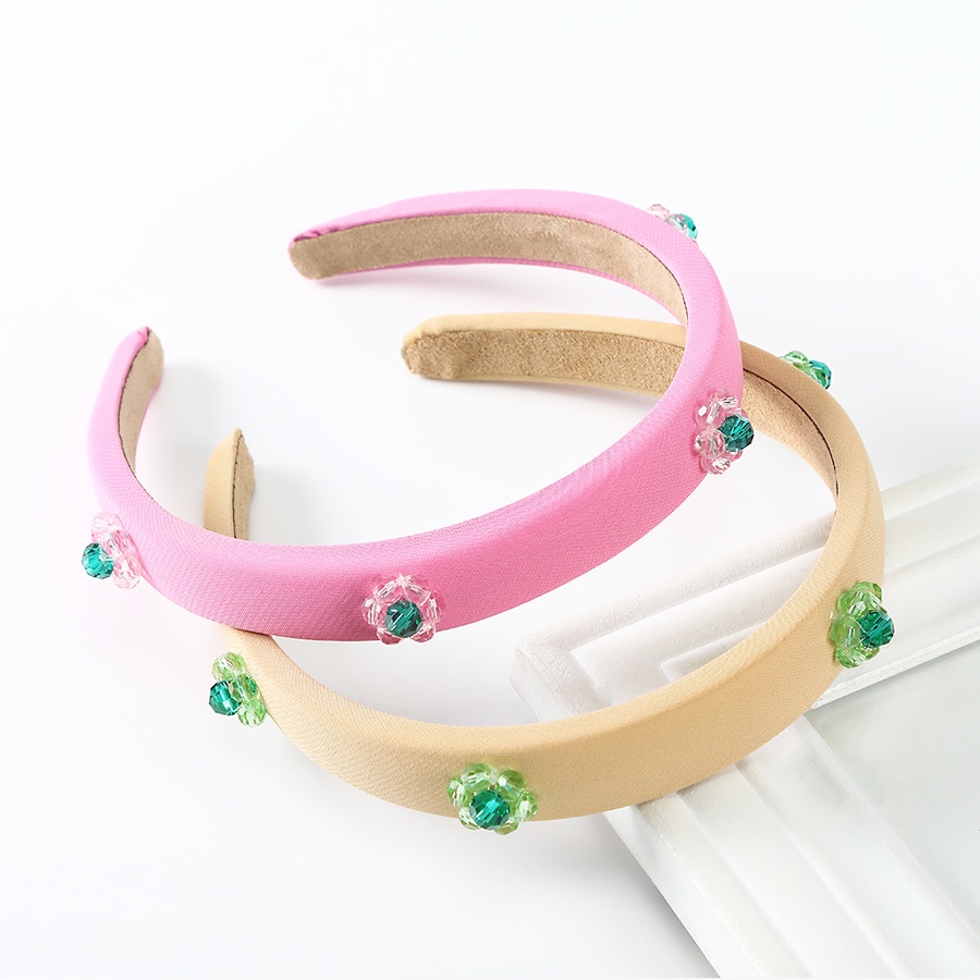 Băng Đô Cài Tóc Hình Hoa Đính Ngọc Trai Giả Nhiều Màu Sắc Cho Nữ