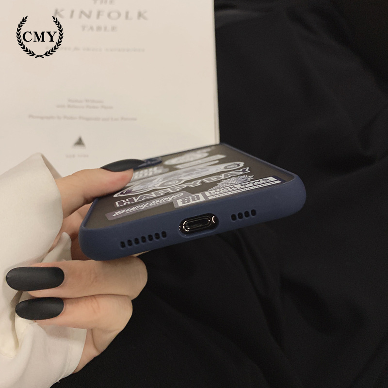 Ốp điện thoại silicon họa tiết nhãn sáng tạo dành cho iPhone11/11Pro 11pro Max X XR XS XS MAX 7 8 plus SE | BigBuy360 - bigbuy360.vn