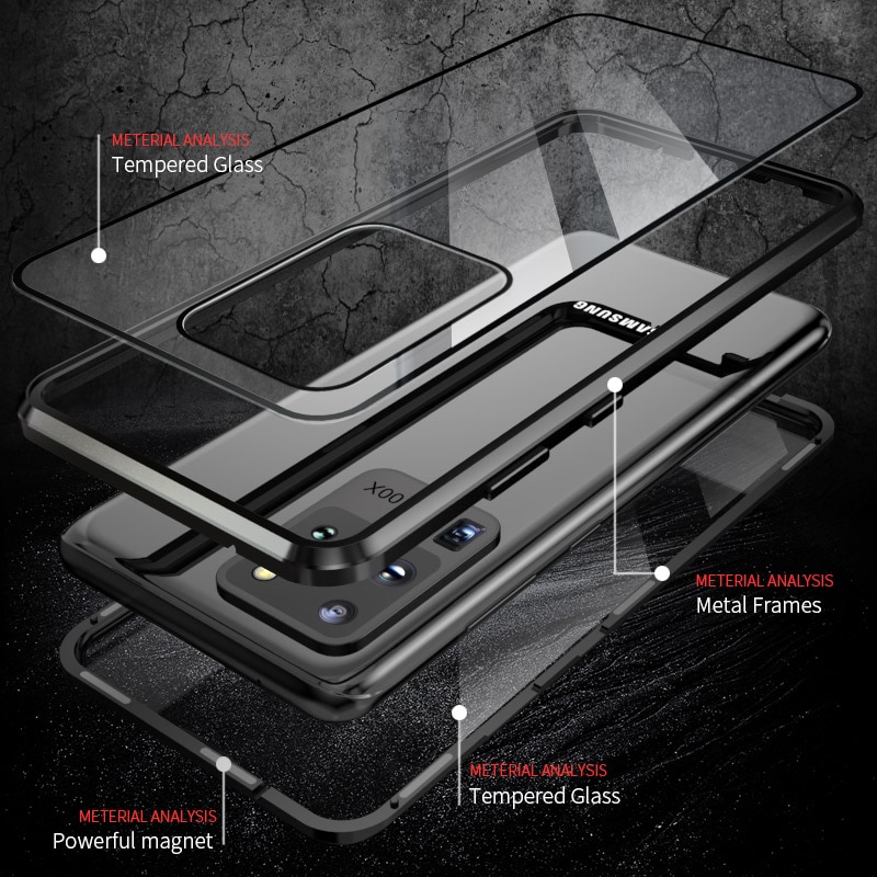Ốp Điện Thoại Kèm Kính Cường Lực Topewon Bảo Vệ Toàn Diện Cho Samsung Galaxy S21 Ultra Note 20 Ultra S20 Plus