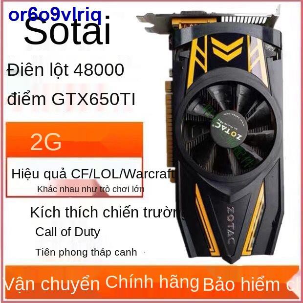 ✓⊙Card đồ họa máy tính GALAXY ASUS Gigabyte gtx650ti 740 750 750ti đầy màu sắc