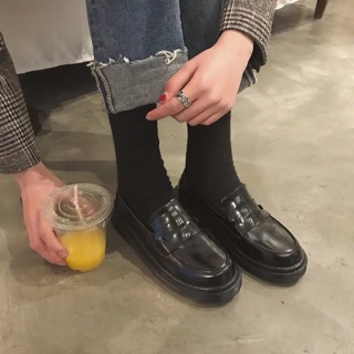 Giày Da Bóng ulzzang