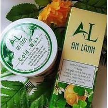 Combo Triệt Lông Vĩnh Viễn An Lành [1wax+1 mỡ trăng+1 tinh dầu dược liệu+ 50 giấy &amp; 2 que gỗ ]- handmade