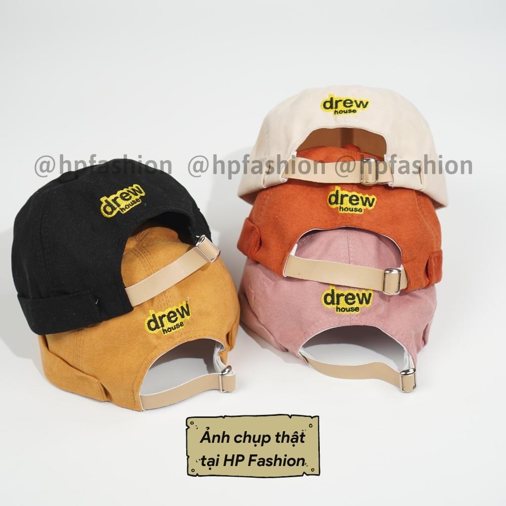 Nón Beanie vành tròn ❤️ Mũ tròn DREW phong cách Retro Hàn Quốc form Unisex nam nữ N36