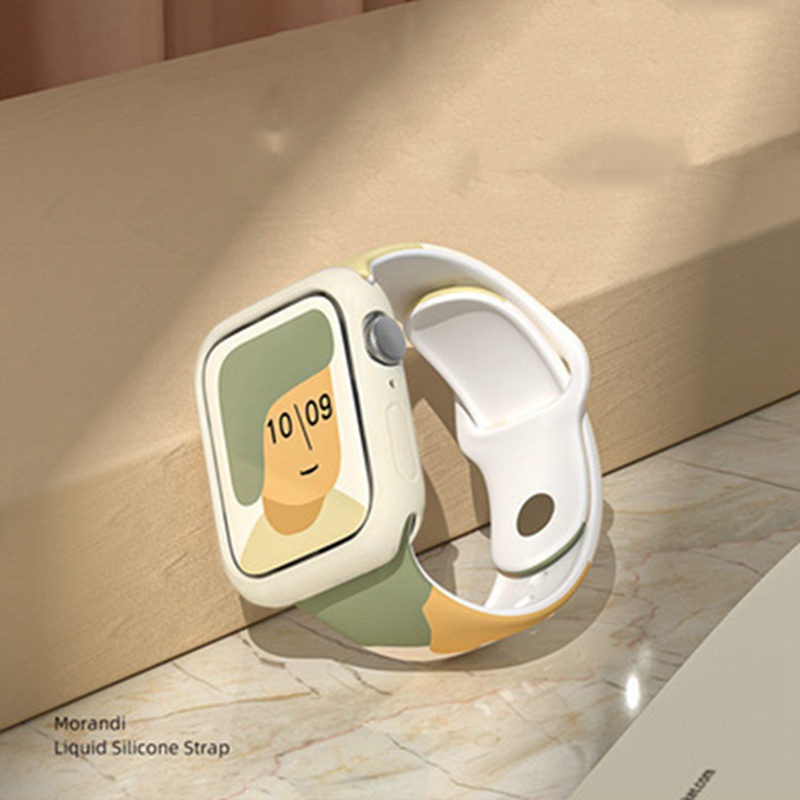 Dây Đeo Bằng Silicone Cho Đồng Hồ Thông Minh iWatch 49mm 38mm 42mm 41mm 40mm 44mm 45mm Ultra 8 7 6 SE 5 4 3 2 1