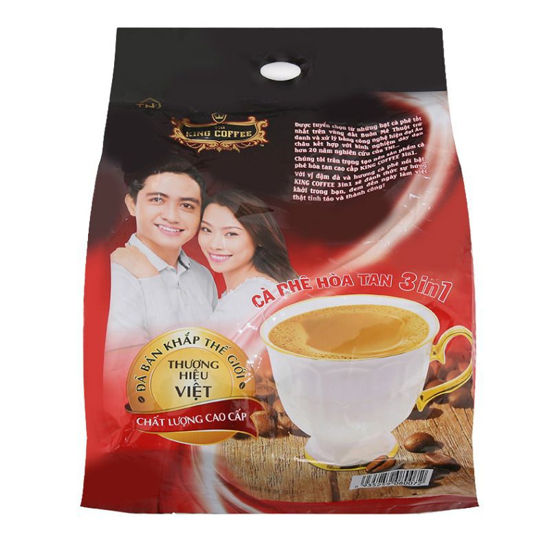 Cà Phê Sữa Hòa Tan King 3 In 1 720G (16G x 45 Gói)