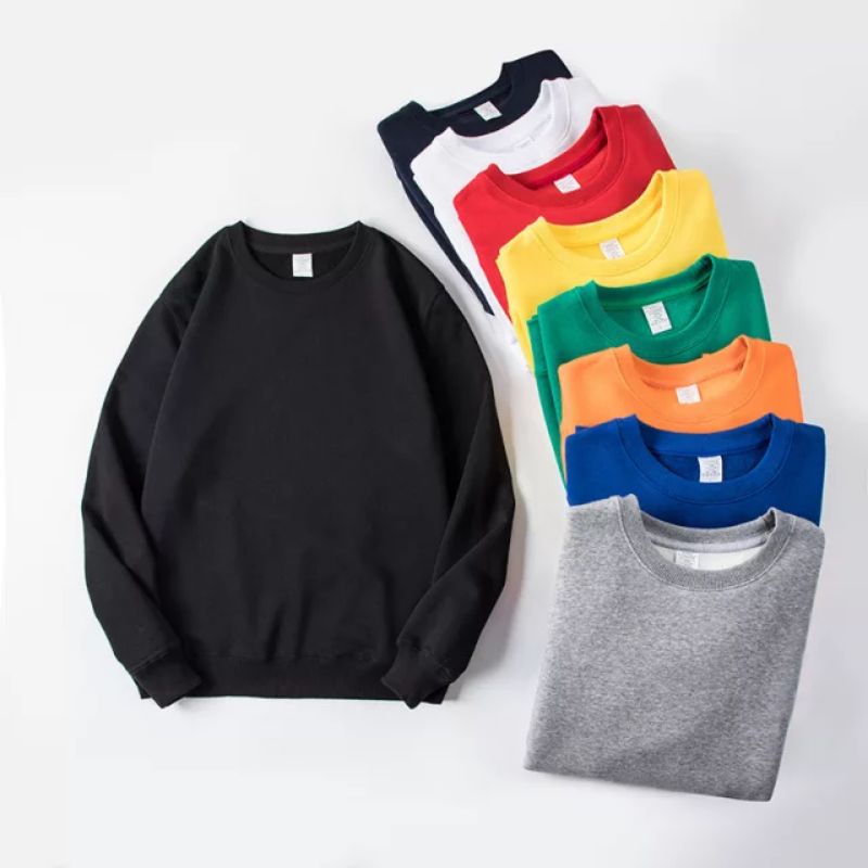 Áo SWEATER nam nữ màu trơn | BigBuy360 - bigbuy360.vn