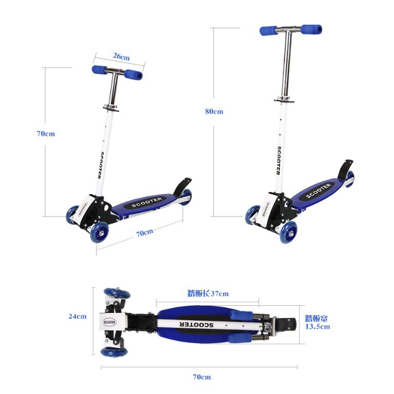 Xe Scooter kiểu dáng thể thao mạnh mẽ linh hoạt