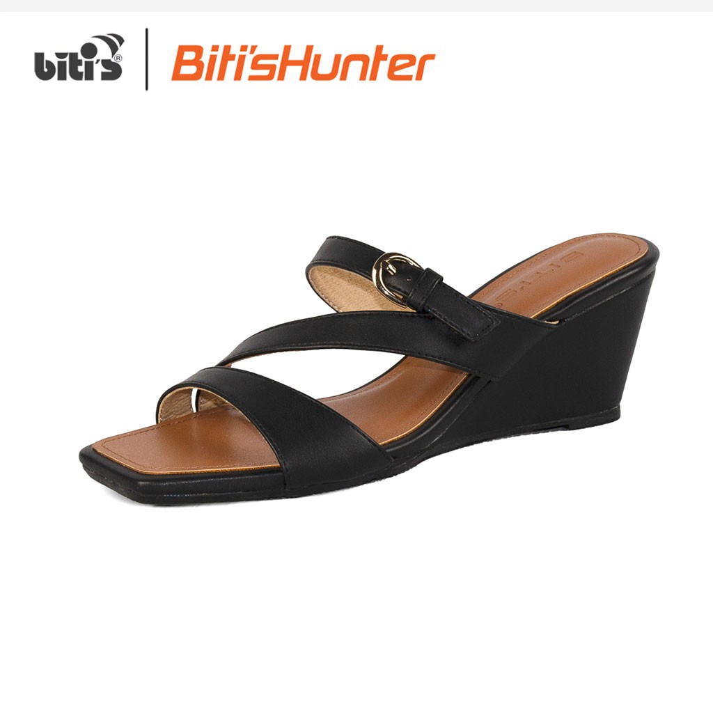 Dép đế xuồng Biti's quai bất đối xứng SFW724880DEN (Đen)