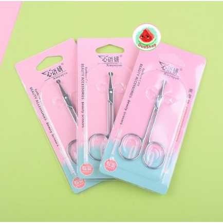 Kéo đầu tròn cắt lông mũi an toàn 🍉Duashop🍉