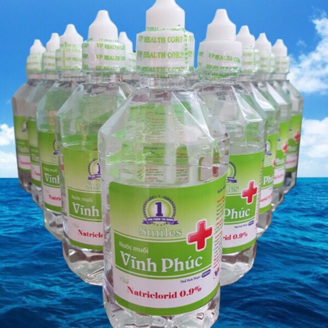 Nước muối sinh lí tiệt trùng 500ml