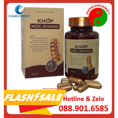 Khớp Mộc Khang - Lương Y Dương Toàn Vinh - Hộp 60 Viên Chính Hãng Hỗ Trợ Xương Khớp