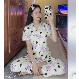 🍀🍀XẢ KHO🍀🍀 Bộ Pijama _TAY NGẮN_ CHỌN MẪU (40 mẫu), Kate Full Viền Size<60kg