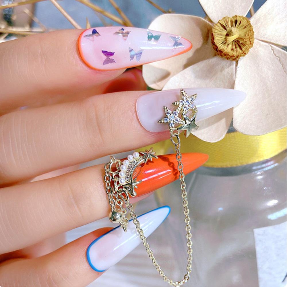 QQMALL Dây ChuyềN HìNh BướM / TráI Tim ĐíNh Đá 3D