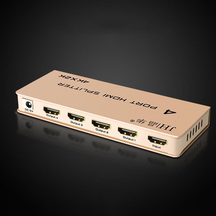 Bộ chia HDMI 4K 1 ra 4, splitter HDMI 1x4 - Jinghua F111