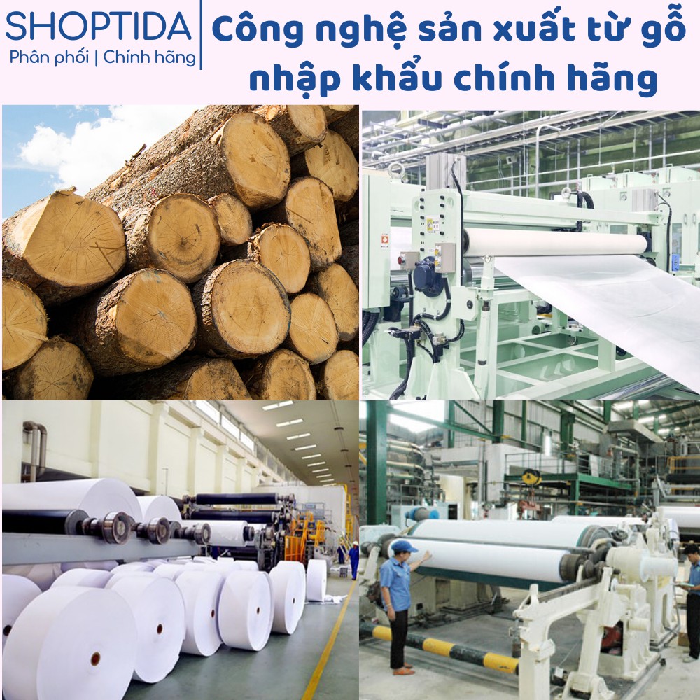 Giấy in nhiệt A6 Shoptida 500 tờ/ tệp, kích thước 10*15cm 3 lớp tự dán chống nước, sử dụng cho máy in đơn hàng SP46