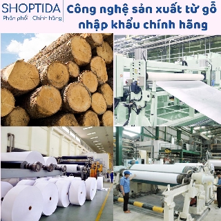 Giấy in nhiệt Shoptida 1000 tờ A6 10*15cm 3 lớp tự dán chống nước, sử dụng cho máy in nhiệt Shoptida SP46