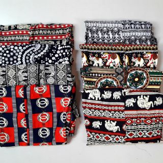 Quần lanh thổ cẩm nhiều màu2
