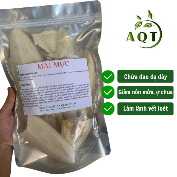Mai Mực Khô (Nan Mực, Ô Tặc Cốt) Nguyên Miếng, Trừ Viêm Loét Dạ Dày, Tá Tràng, Làm Thức Ăn Cho Chim, Vẹt, Két