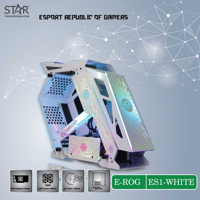 Thùng máy Case ESPORT ROG ES1 Gaming (No Fan)