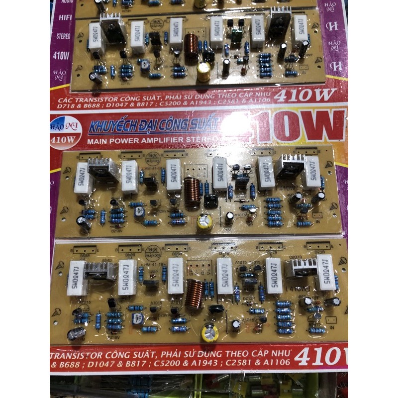 Set 4 bo 410W 4 bo nguồn 2 tụ 8 tụ 10000uf 80V