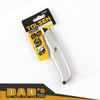 DAO RỌC GiẤY CÁN NHÔM LƯỠI LIỀN SK5 61*19MM  - TOLSEN 30008