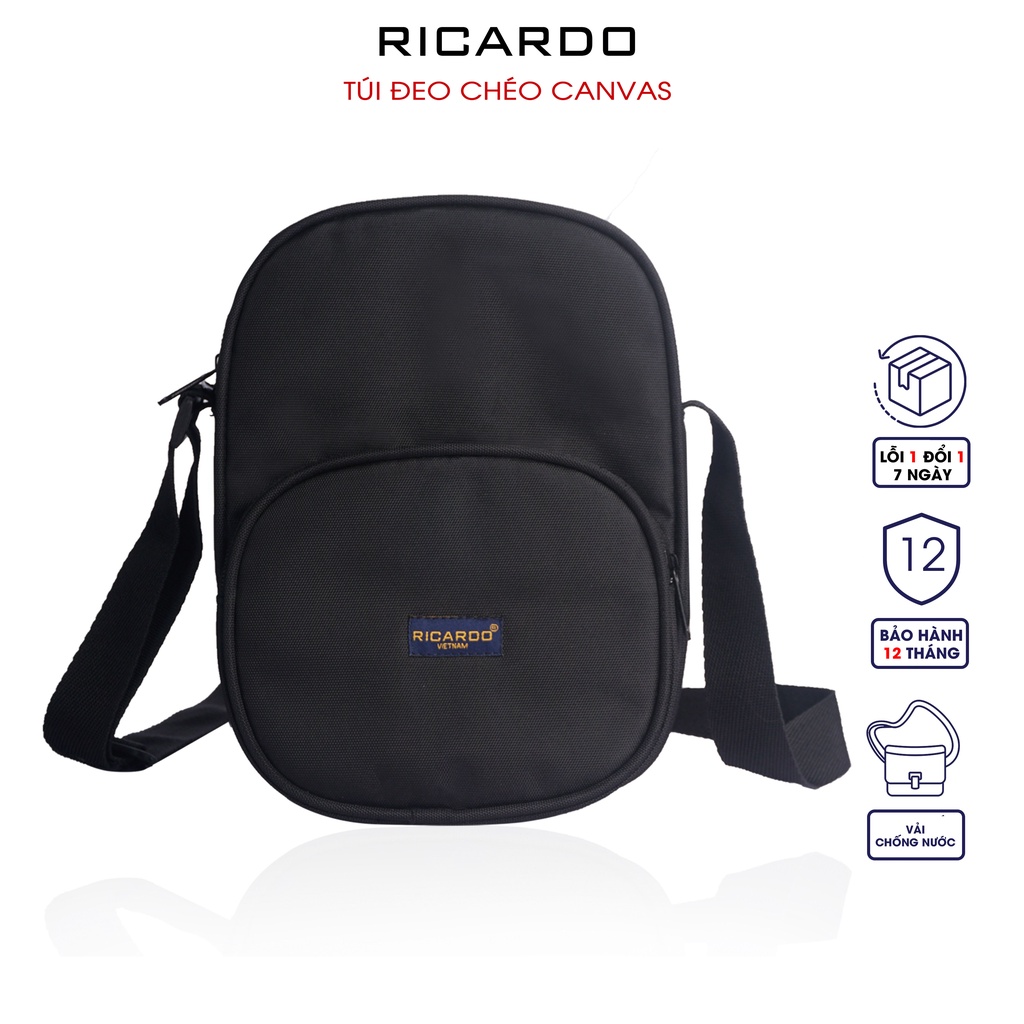 Túi đeo chéo mini nam nữ vải Oxford chống nước Ricardo Bag, Túi đeo dành cho nam nữ nhỏ gọn unisex  - TC03