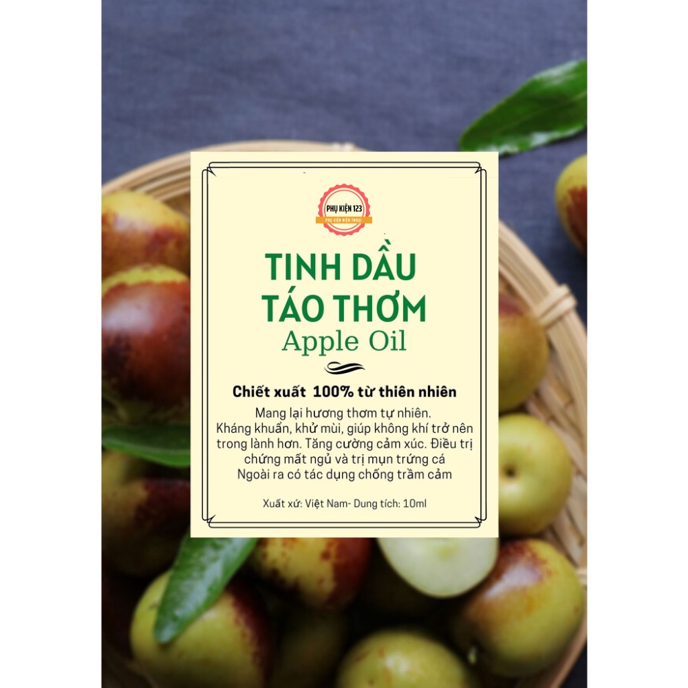 Tinh dầu táo chiết xuất từ thiên nhiên GULIFE - giảm căng thằng thơm phòng và thư giãn