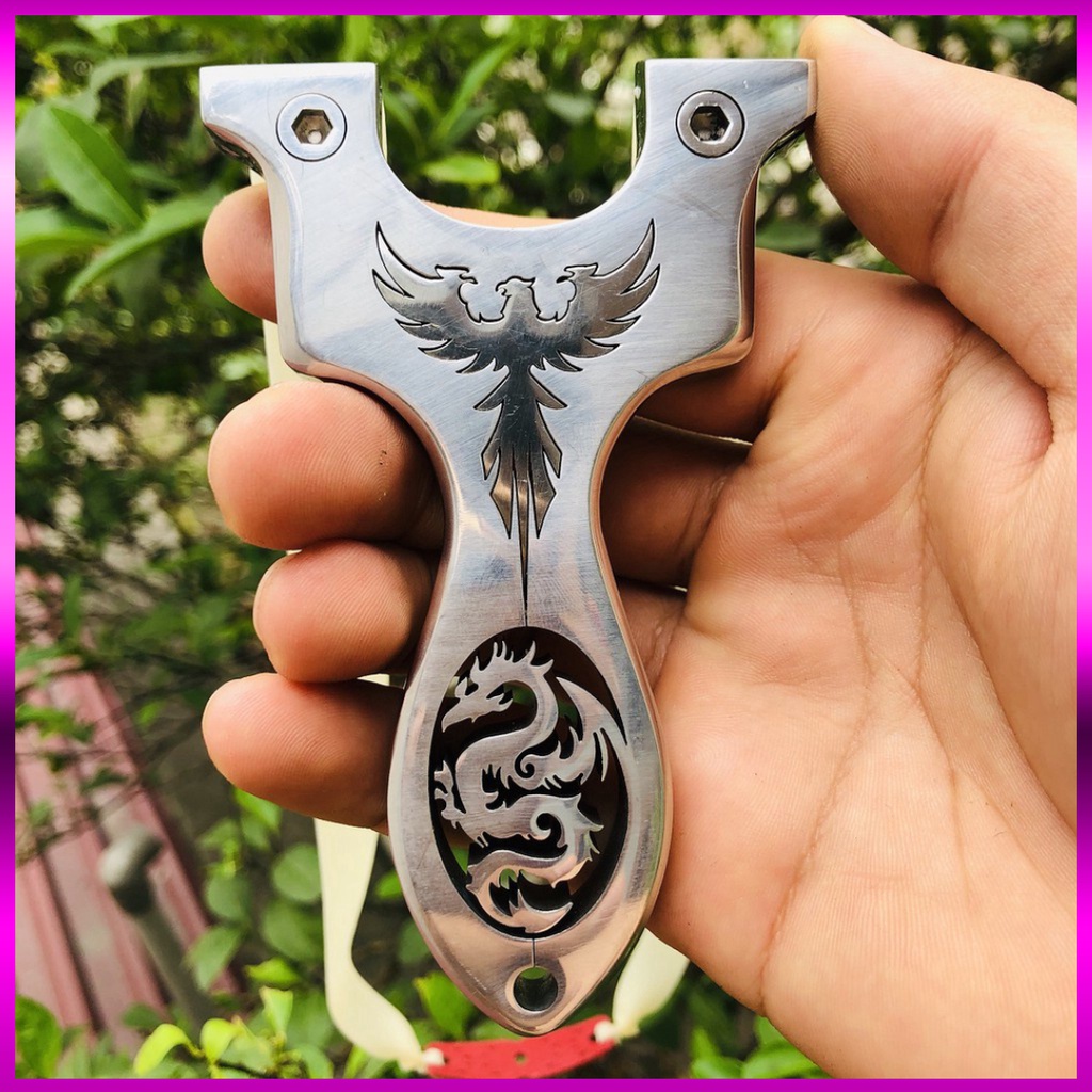 Ná Cao Su Cao Cấp Inox 304 Nguyên Khối Hình Rồng Phượng Siêu Đẹp  - NCS12