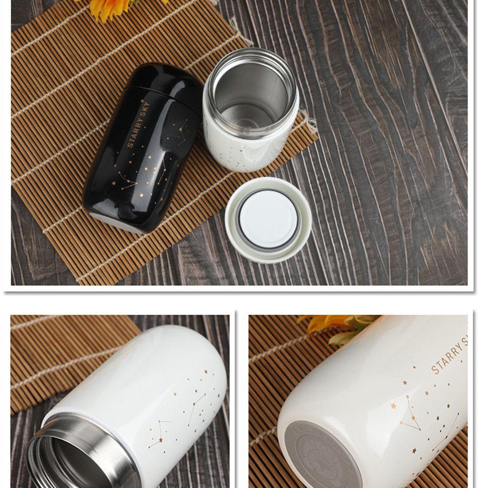 Bình Nước 200ml Họa Tiết Bầu Trời Sao Chống Tràn Tiện Dụng