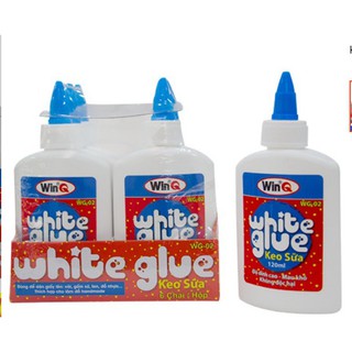Keo sữa Winq loại  120ml -  (dán , giấy , vải, gỗ... Thủ công)