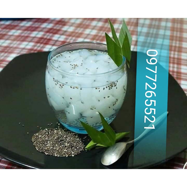 Combo Thạch Dừa Thô (Mix Hạt É) (01kg) Giá Rẻ Nhất!