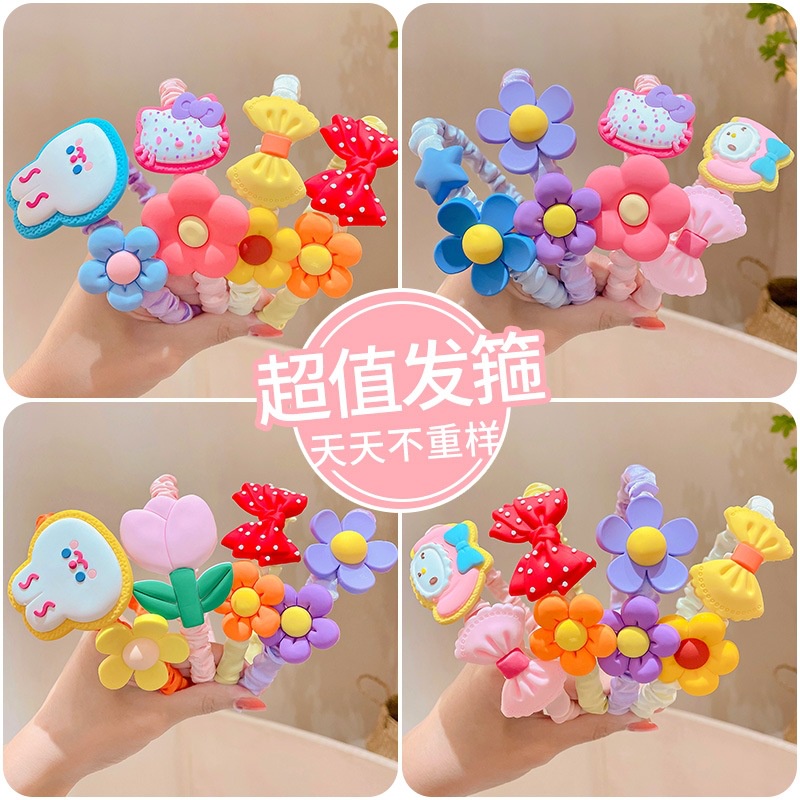 Băng Đô Hoa Dễ Thương Cho Bé Gái
