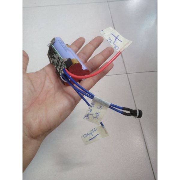 Khối Pin tam giác_kèm mạch 3S1P_12,6V20A dòng xã cao