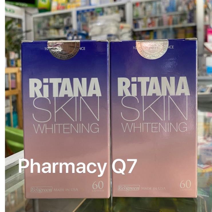 Date xa Viên uống trắng da mờ nám Ritana - Nhập khẩu từ Mỹ - Có tem tích điểm - đẹp da từ thảo dược