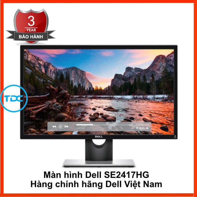 Màn hình máy tính LED Dell 23.6inch Full HD Gaming - Model SE2417HG (2NG2Y) - Hãng phân phối chính thức