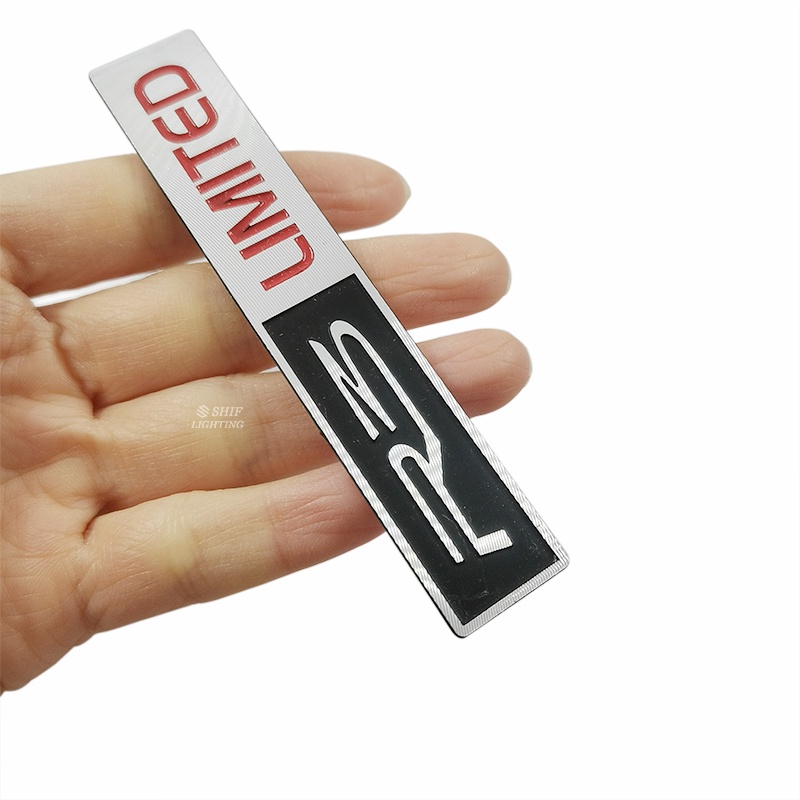 1 x Miếng Dán Logo Chữ LIMITED R3 Bằng Kim Loại Trang Trí Cho Xe Hơi