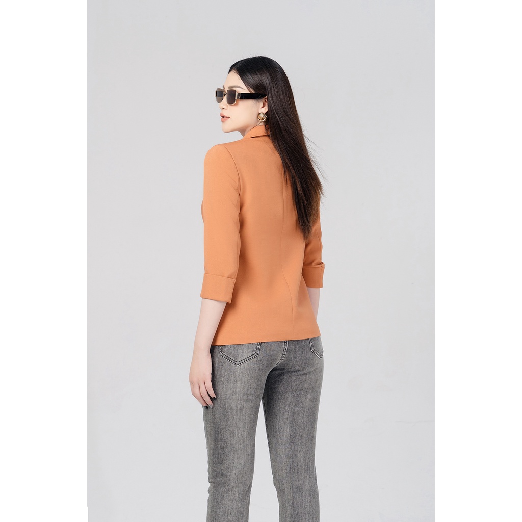 Áo Vest Nữ Công Sở Luperi LFBZ081 Thiết Kế dáng blazer một cúc trẻ trung dễ phối đồ