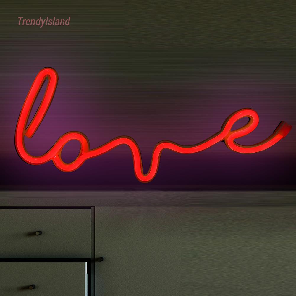 Đèn Led Neon Chữ Love Trang Trí