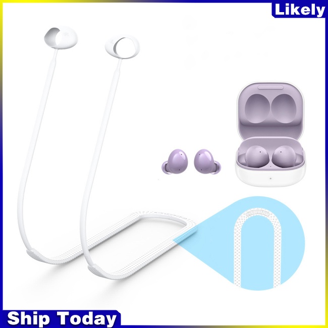 Dây Đeo Cổ Bằng Silicon Chống Thất Lạc Cho Tai Nghe Samsung Galaxy Buds 2
