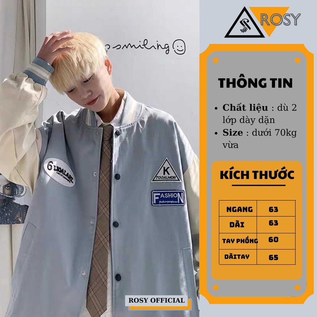 Áo khoác bomber dù 2 lớp form rộng cao cấp mặc cặp unisex nhiều mẫu